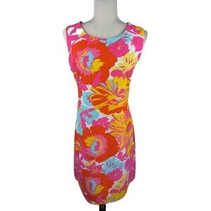 New Jude‎ Connally Floral Print Sleeveless Dress Jude Cloth Size XL $193